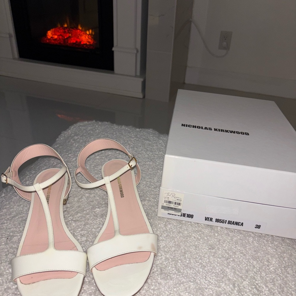 Nicholas Kirkwood flat T-bar sandals